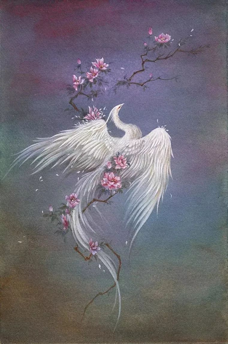 山海经异兽艺术画作,90后画家画山海经