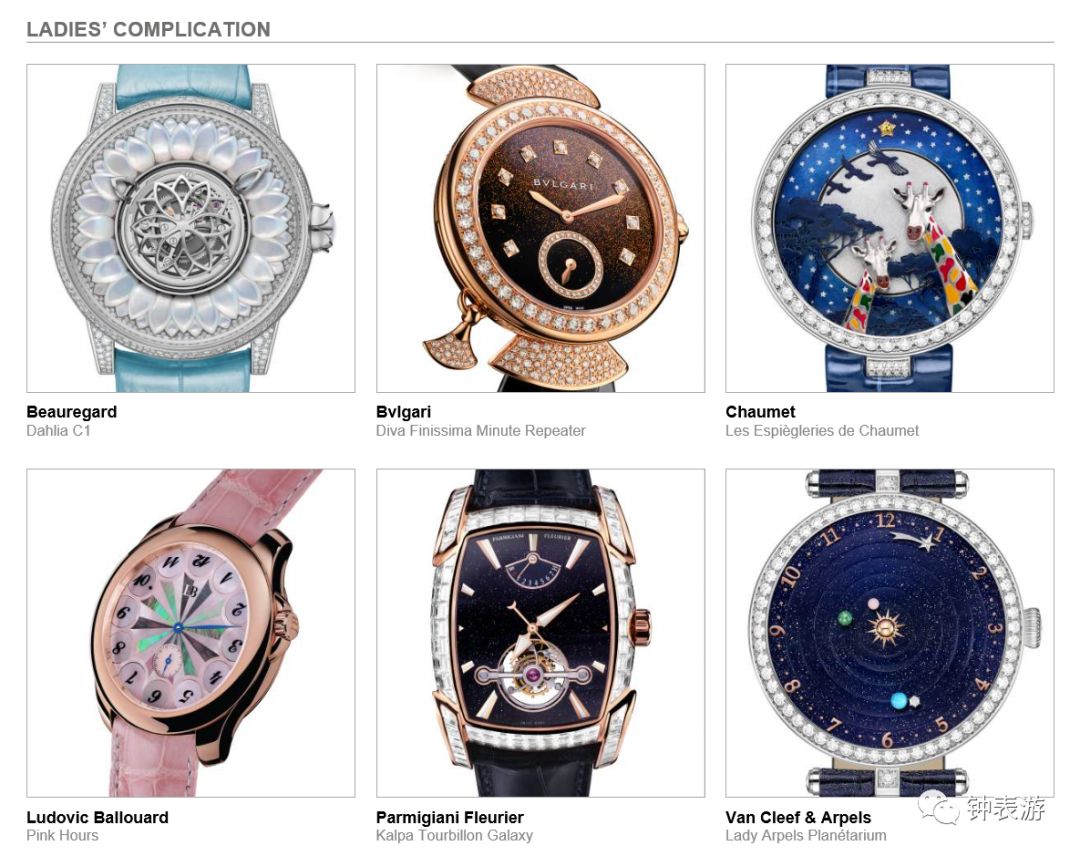 2022瑞士日内瓦gphg挑战奖,日内瓦钟表大赏2020入围表