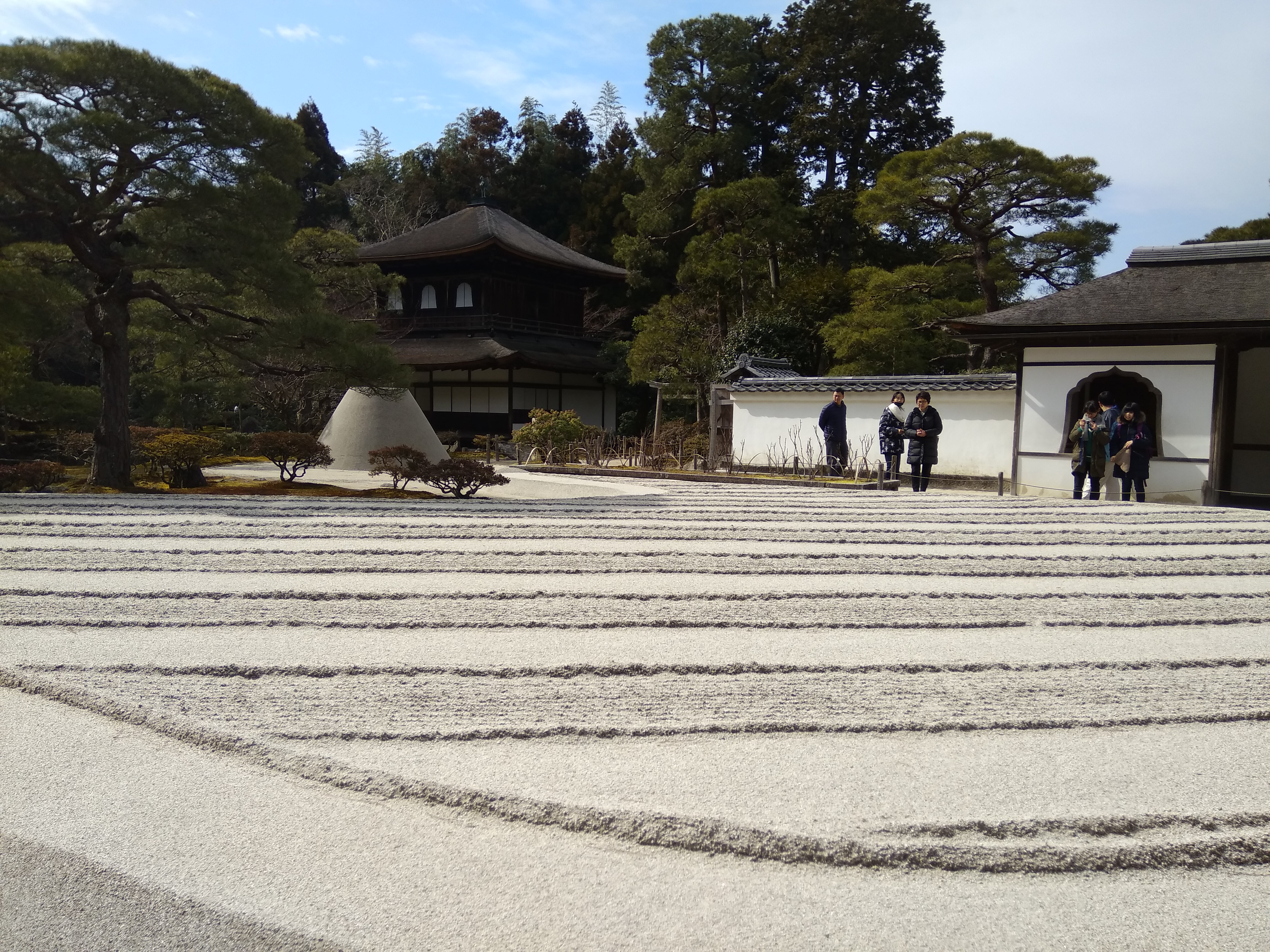 银沙向月——京都银阁寺漫步