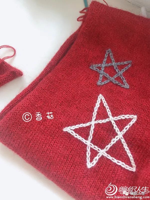 山羊绒女宝毛衣的编织教程,女宝彩虹色套头毛衣编织全过程