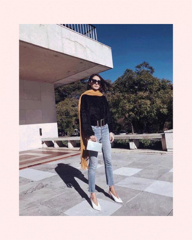 韩系暖冬降温围巾穿搭,时髦又百搭的保暖围巾显瘦减龄