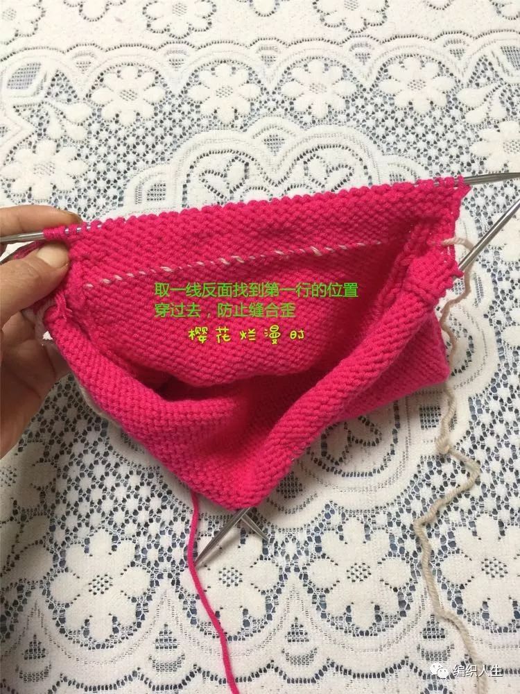 儿童加厚针织毛线帽围脖,冬天毛线帽子围脖的教程