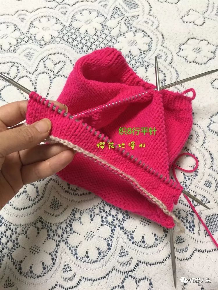 儿童加厚针织毛线帽围脖,冬天毛线帽子围脖的教程