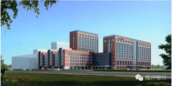 柳州中西医结合医院新院建设情况,柳州工人医院新院旁边新建工地