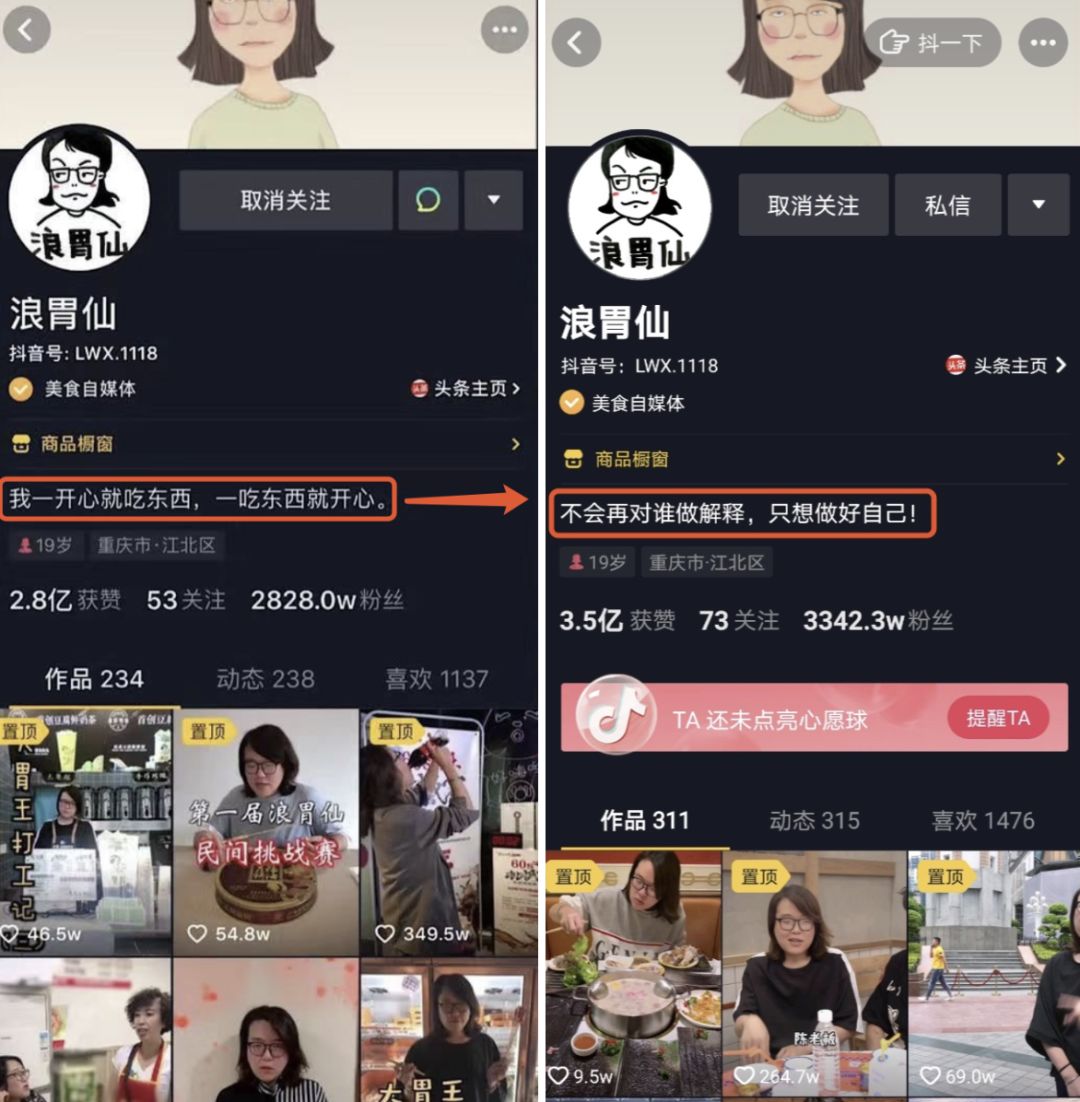 抖音大胃王4个月涨粉1400万！「浪胃仙」是怎么火起来的？