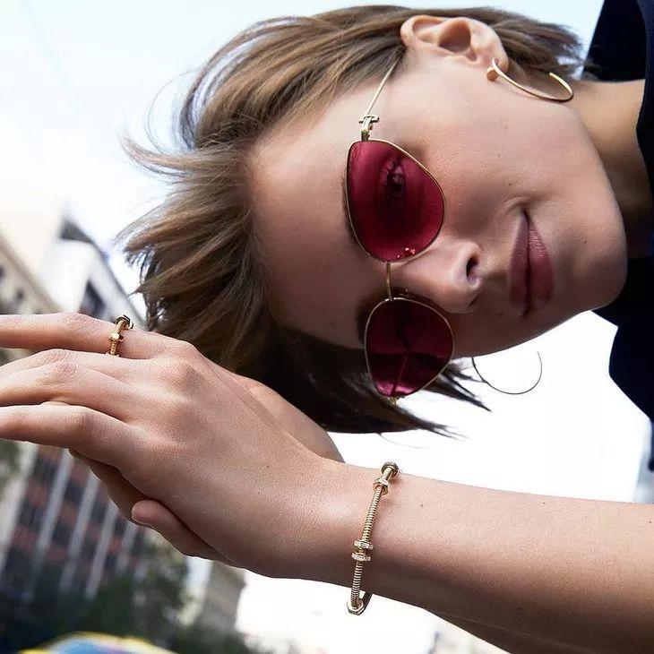 时髦戒指,时髦可调节戒指