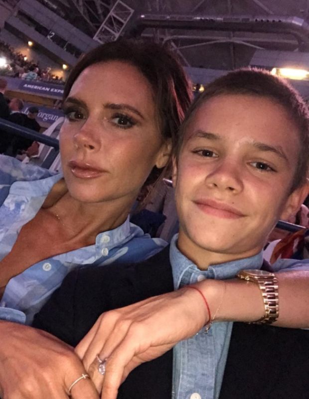 小贝二儿子罗密欧和贝嫂,小贝二儿子罗密欧球技