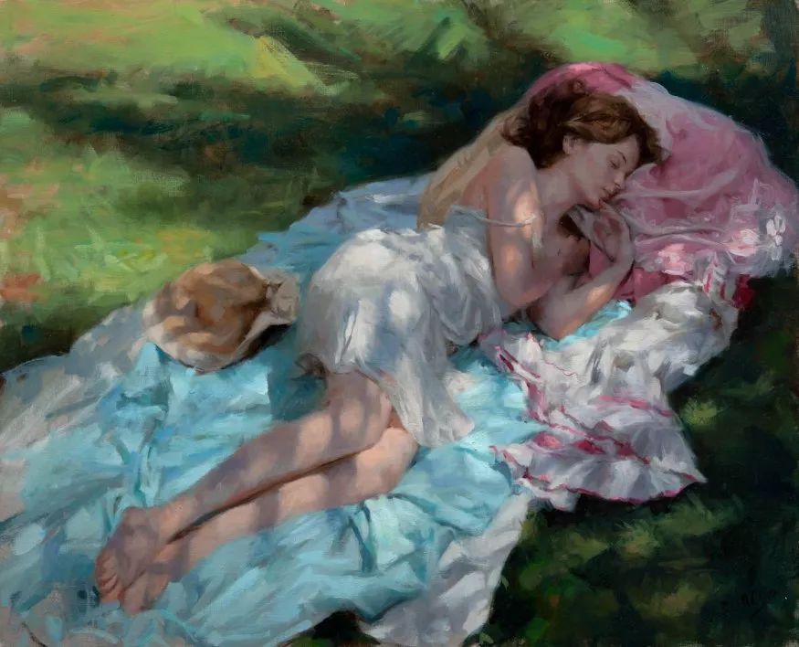 西班牙两位绘画大师笔下的曼妙形体，美的远远超乎你的想象