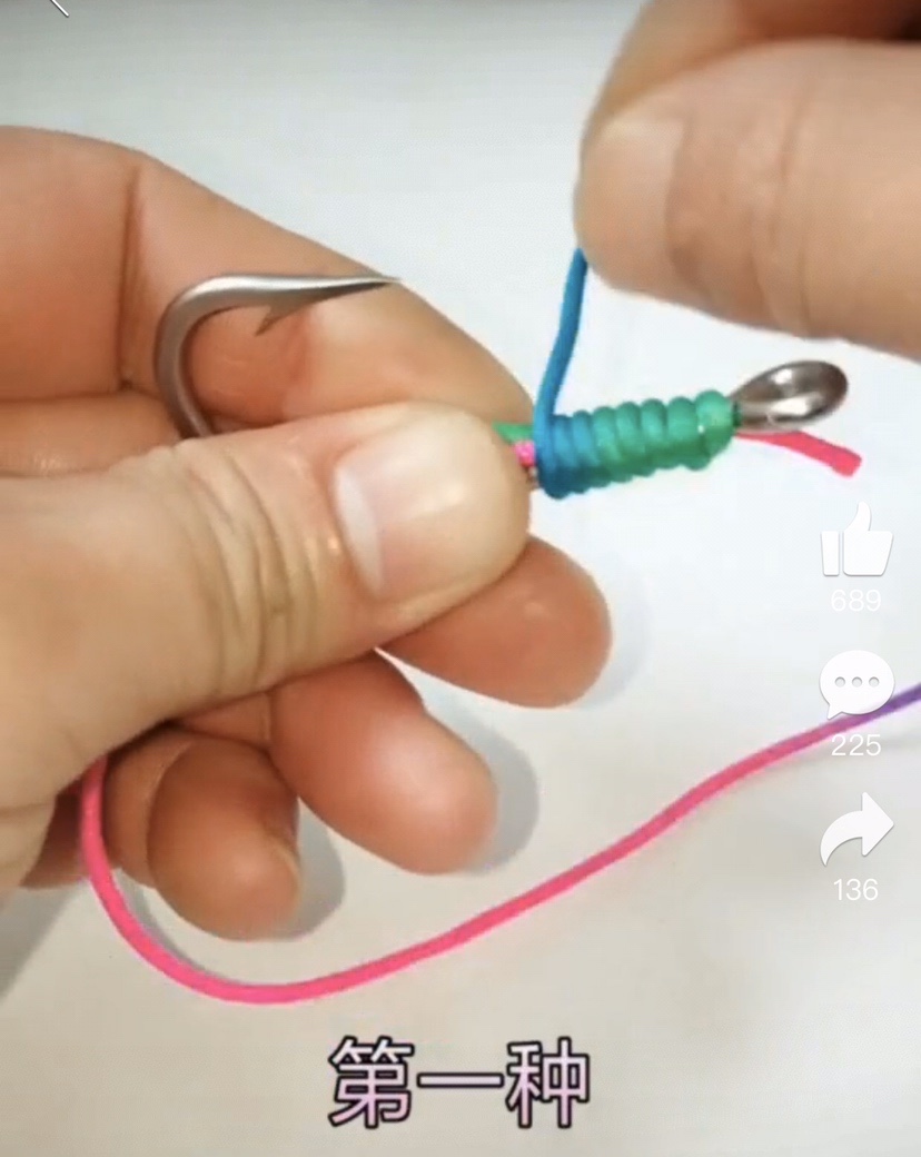 绕指绑钩怎么绑得整齐呢,锚钩如何绑要绑几个钩子