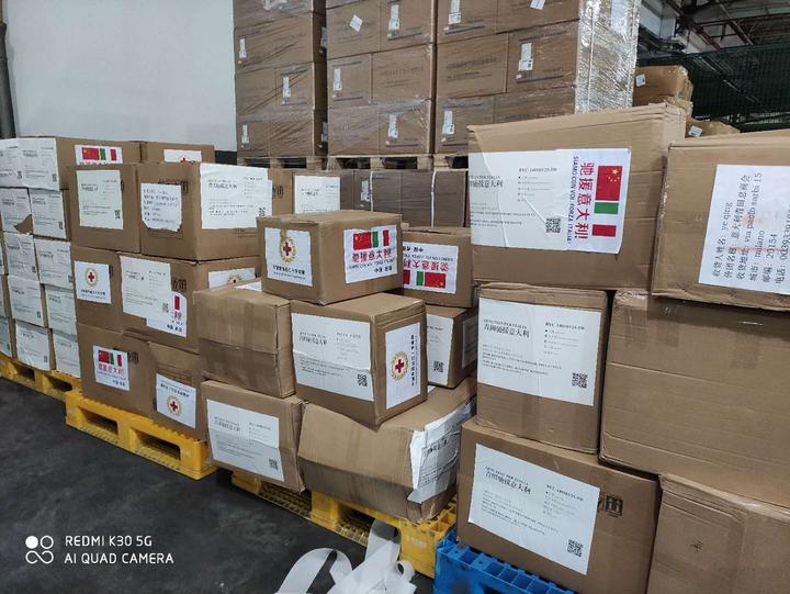 一场跨越万里的驰援温州又一批防疫物资空运意大利