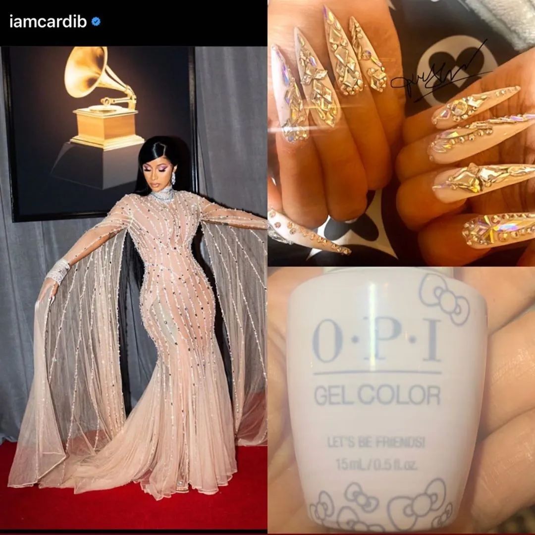 cardib亚裔美甲师,cardib的美甲师