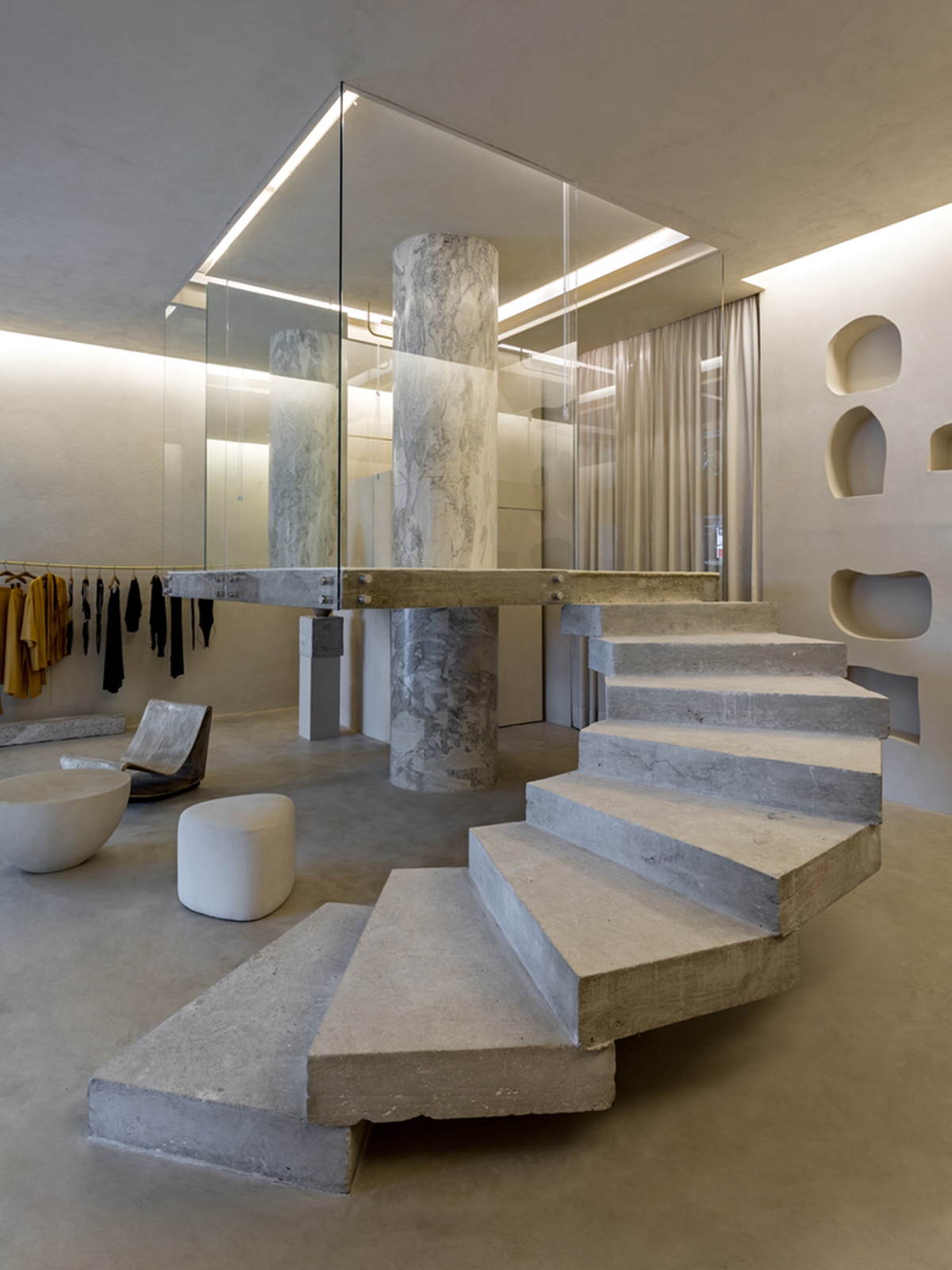 极简文艺服装店设计风格,有个性有品位的服装店设计