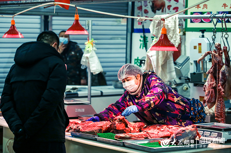 熟悉的烟台回来了|新红利市场恢复营业摊户分单双号“上岗”