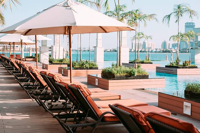 阿联酋迪拜之行,小狮妹和爸爸