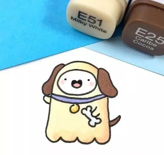 好看又简单的简笔画马克笔,可爱简单的马克笔简笔画