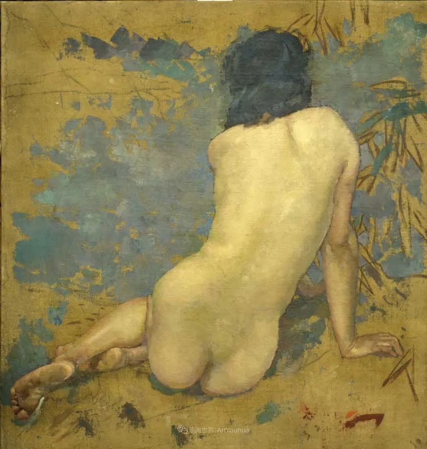 徐悲鸿先生的巨幅油画愚公移山,徐悲鸿中国现代画之父