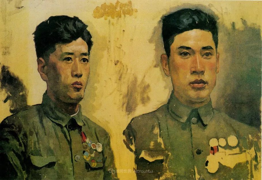 徐悲鸿先生的巨幅油画愚公移山,徐悲鸿中国现代画之父