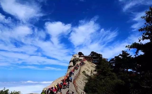 国庆假期华山景区,华山景区旅游旺季