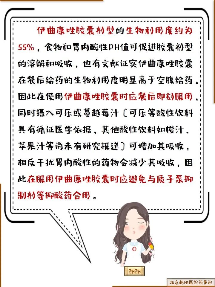 伊曲康唑口服制剂是餐后服还是空腹服？
