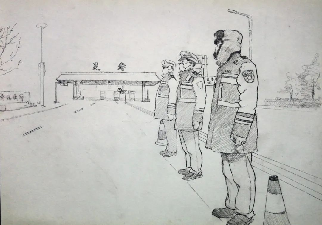 【一线日记】一位会画画民警的工作日志