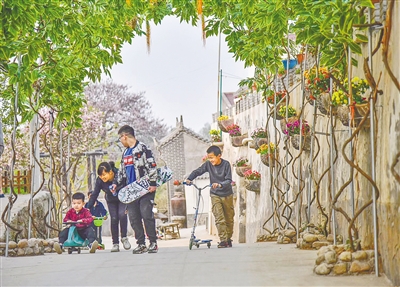 河南省郑州市巩义市乡村振兴墙绘,巩义入选美丽乡村试点