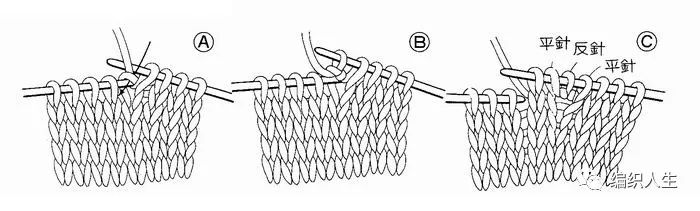 棒针织毛衣怎么看图解,怎样看棒针加针减记号