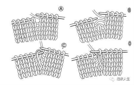 棒针织毛衣怎么看图解,怎样看棒针加针减记号