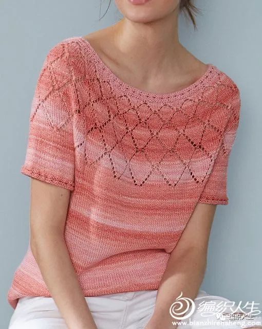 钩针编织星光花样,星光形棒针花样图解