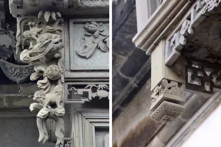 黄山苏式砖雕门楼,门楼苏式