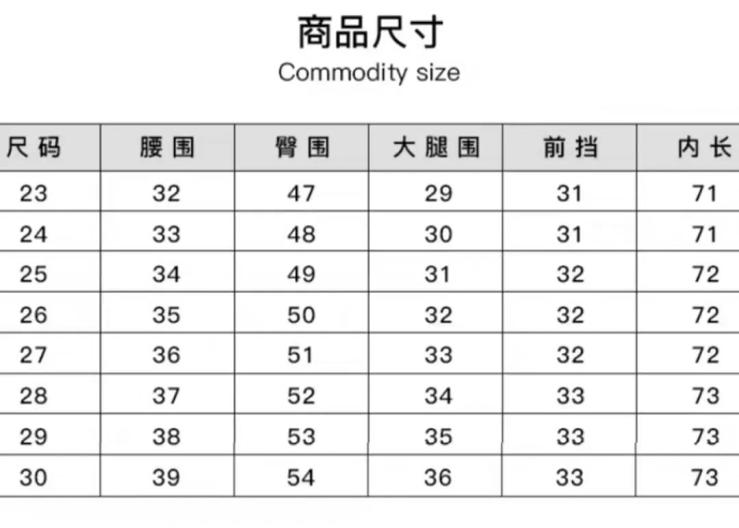 小个子胯宽腿粗牛仔裤,适合假胯宽的牛仔裤