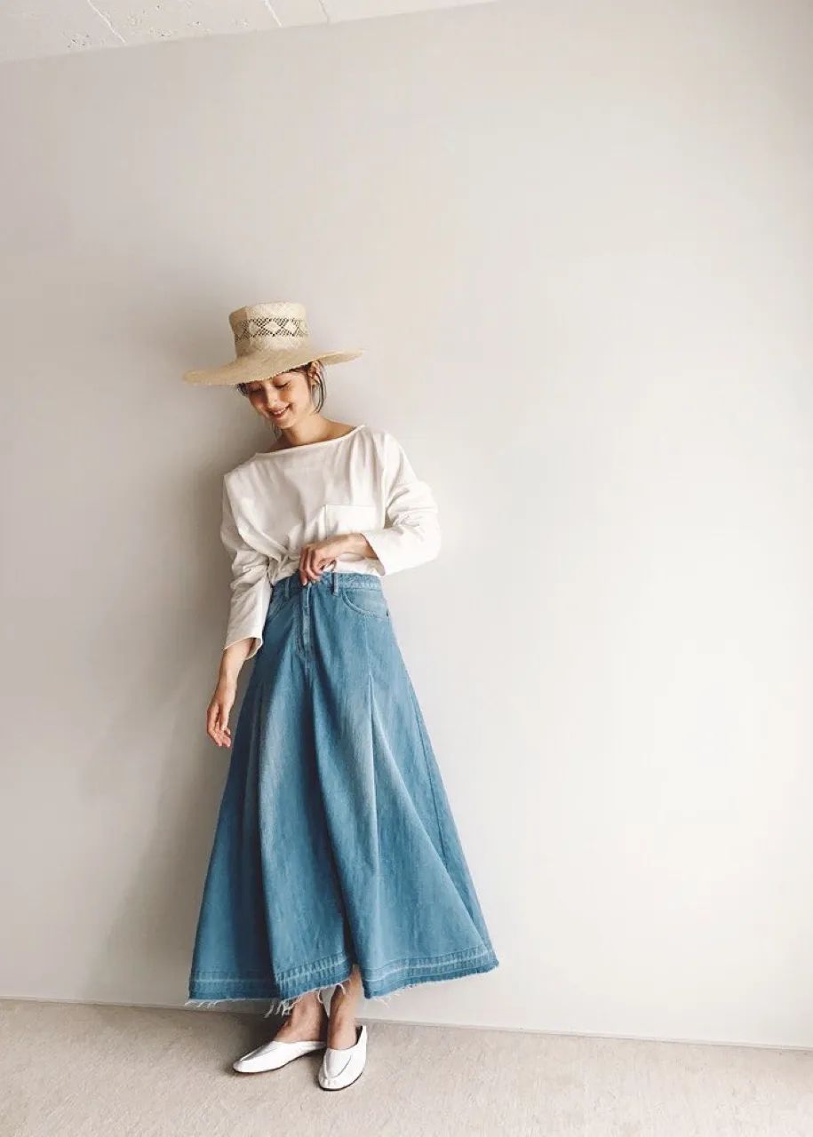 小个子胯宽腿粗牛仔裤,适合假胯宽的牛仔裤