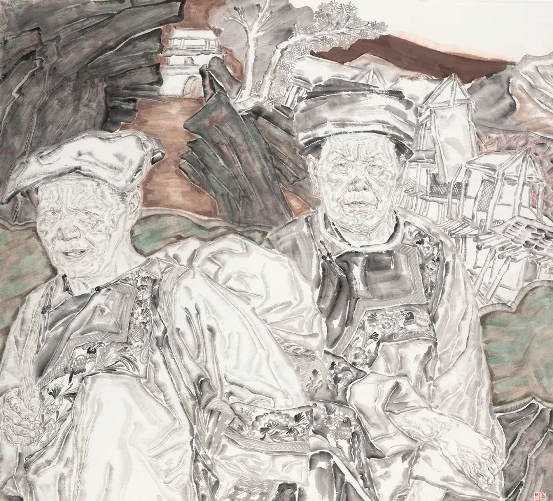 李昀蹊国画作品图文,李昀蹊写生视频