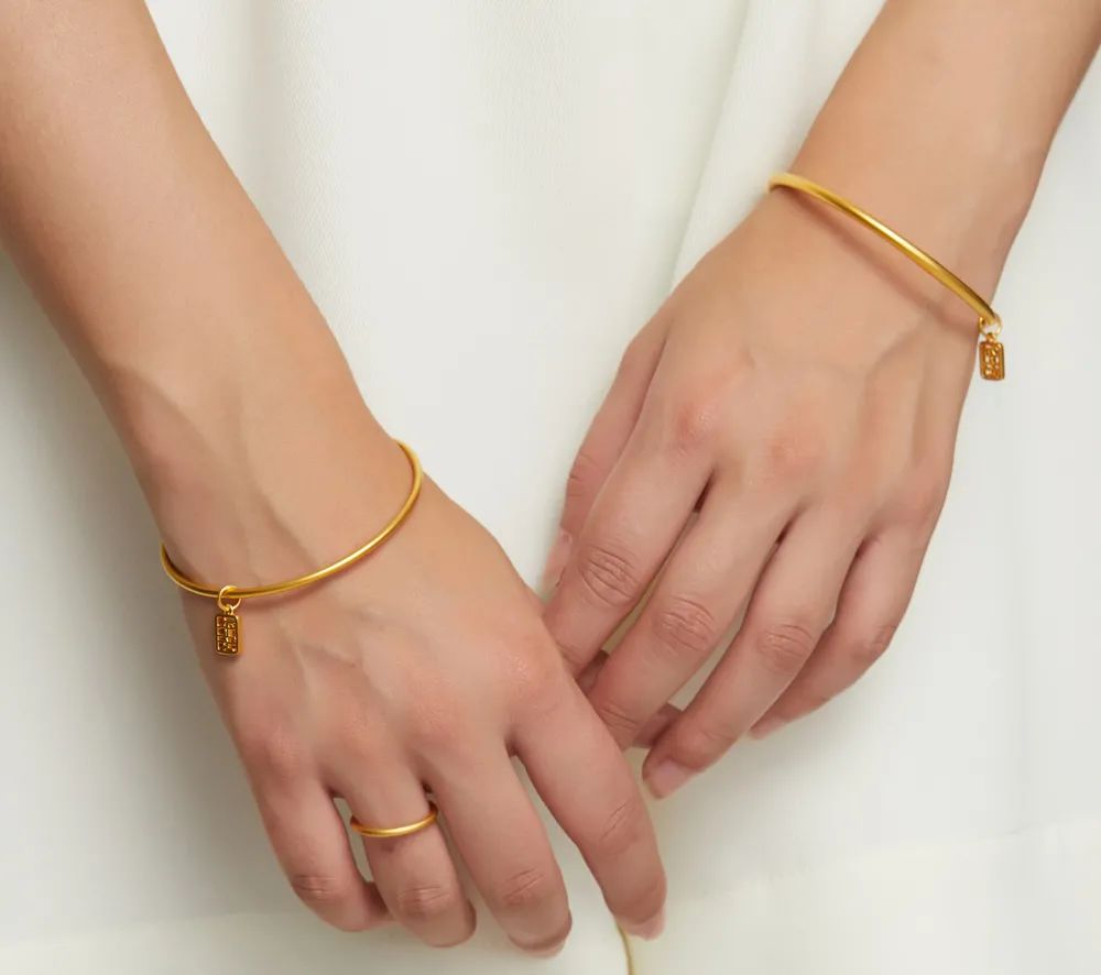 古法黄金手链珐琅彩,乾隆黄金手链