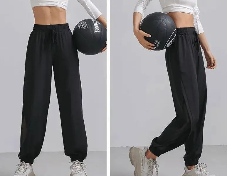 女团裤子宽松同款,女团服装显瘦遮胯平价