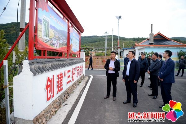 延边州许斌公示,领导考察农村人居环境整治工作