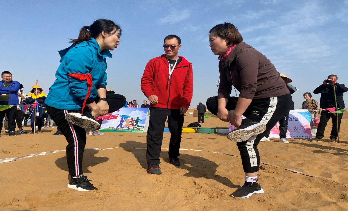 大漠中的体育运动会，就在宁夏中卫