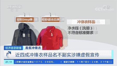 三合一冲锋衣打假,三地消协发布冲锋衣