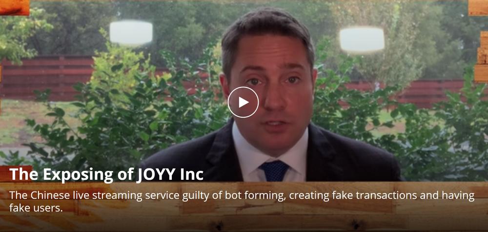 浑水做空欢聚时代直播,浑水做空yy直播三万字中文报告