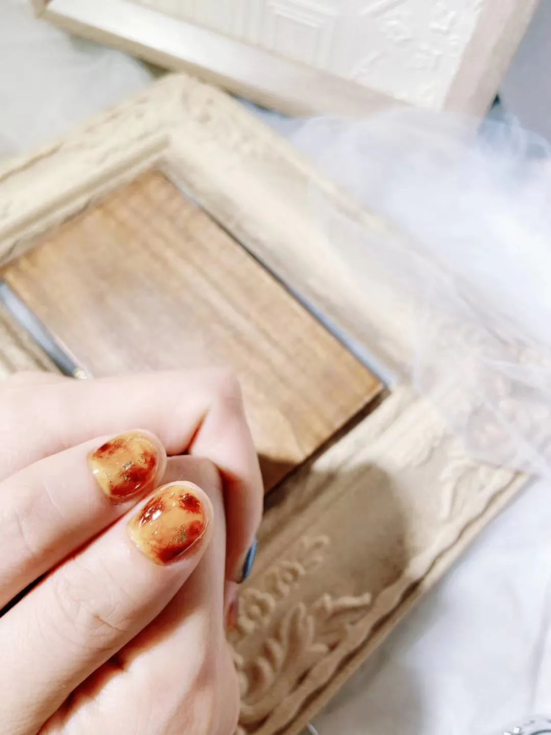 简单款美甲显手白高贵冬天,这100款秋冬美甲也太好看了吧