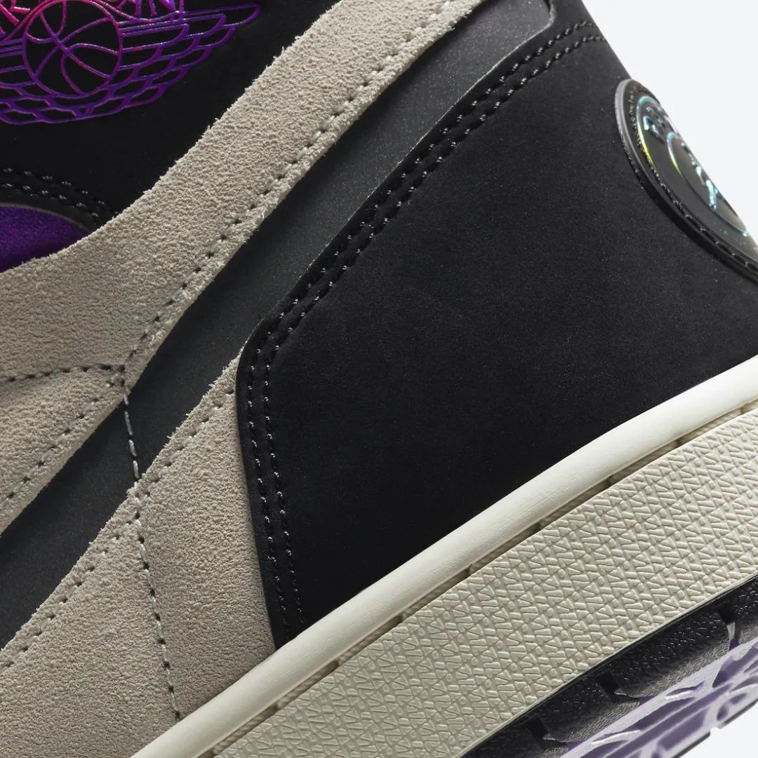 aj1复古球鞋米粉色,大巴黎耐克aj1