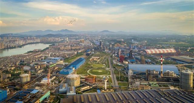 鄂钢绿色钢厂建设,鄂钢中国最大钢厂