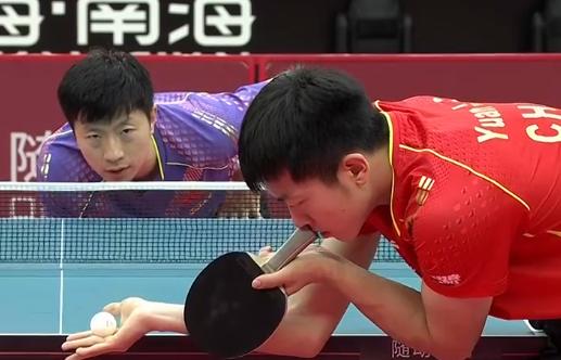 马龙3:1逆转15岁小将,马龙3-0横扫对手晋级特写