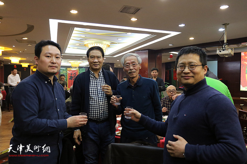 巨龙画院新春团拜活动在江泽福轩大饭店举行