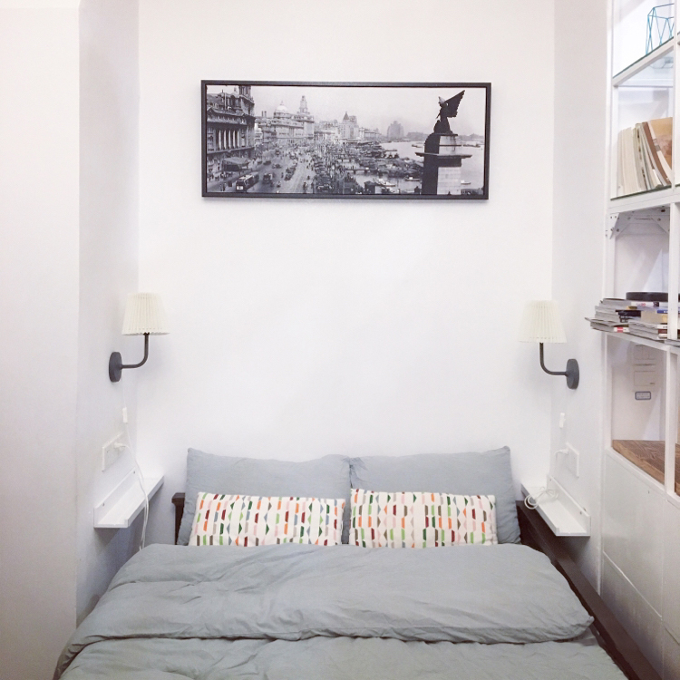 只塞得下床的小卧室，照样改成收纳大胃王