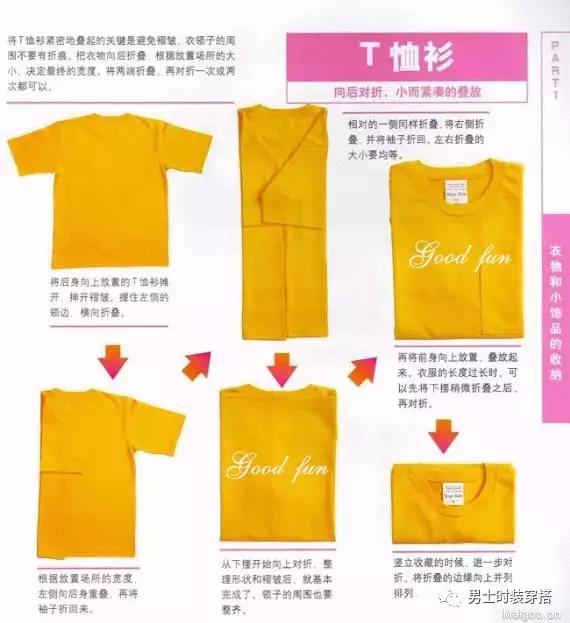 叠衣服的方法与技巧,衣服的叠法和技巧
