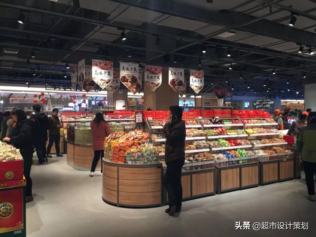 清爽、洁净，不经意间的惊艳！联家超市新开店一组陈列图片