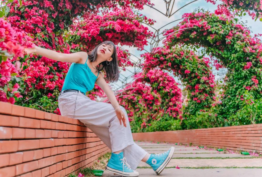 云南最美小镇图片,云南太平湖森林公园花海