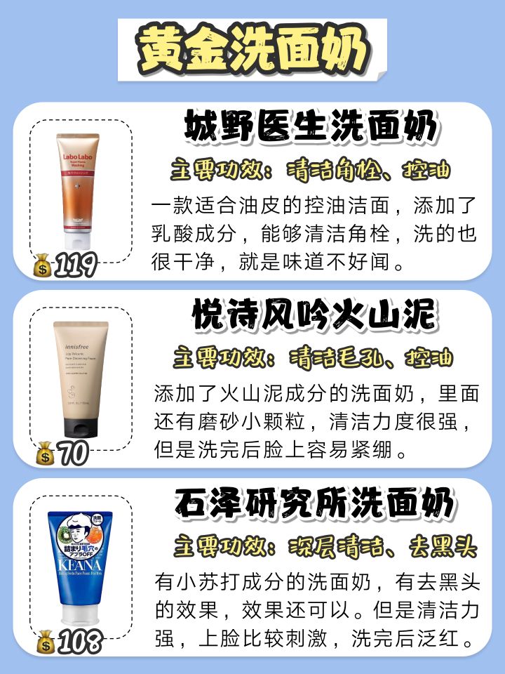 男士洗面奶段位推荐,男士洗面奶段位排行知乎