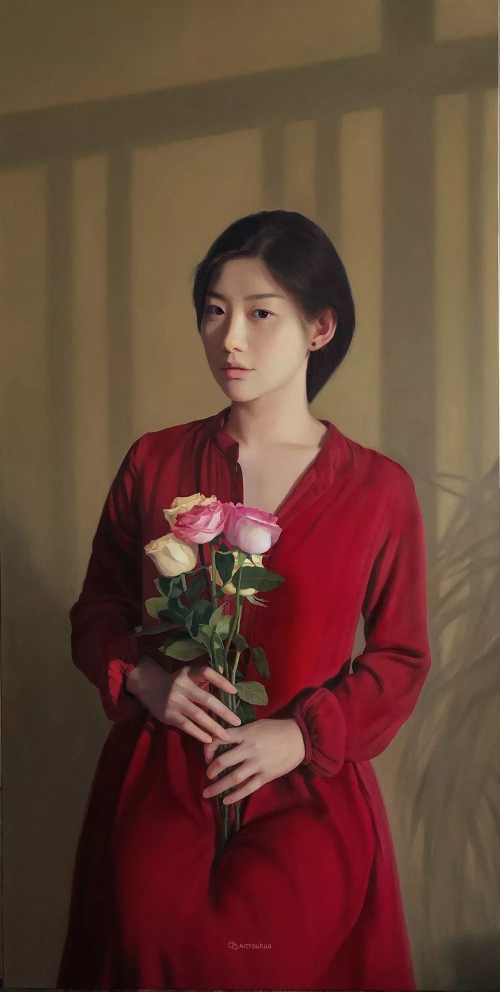 中国写意油画双年展高清作品集,国韵经典油画第五届