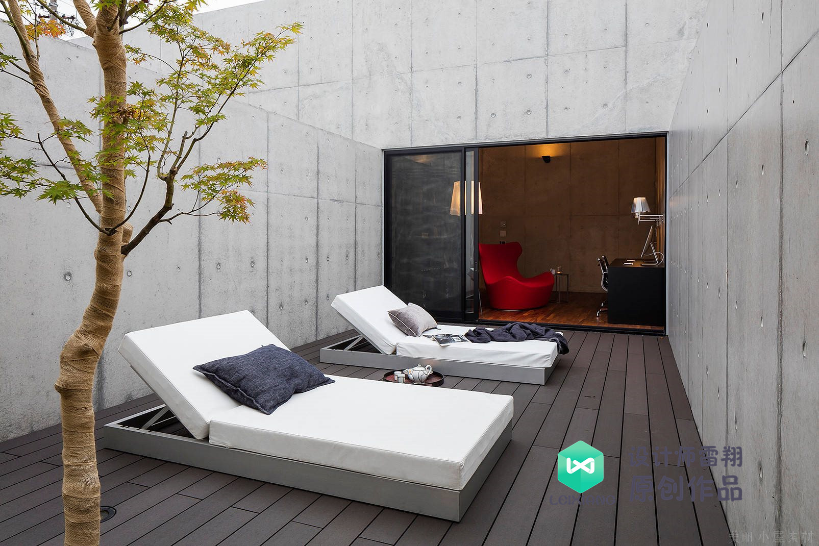 庭院防腐木颜色搭配效果图,庭院怎么铺装防腐木